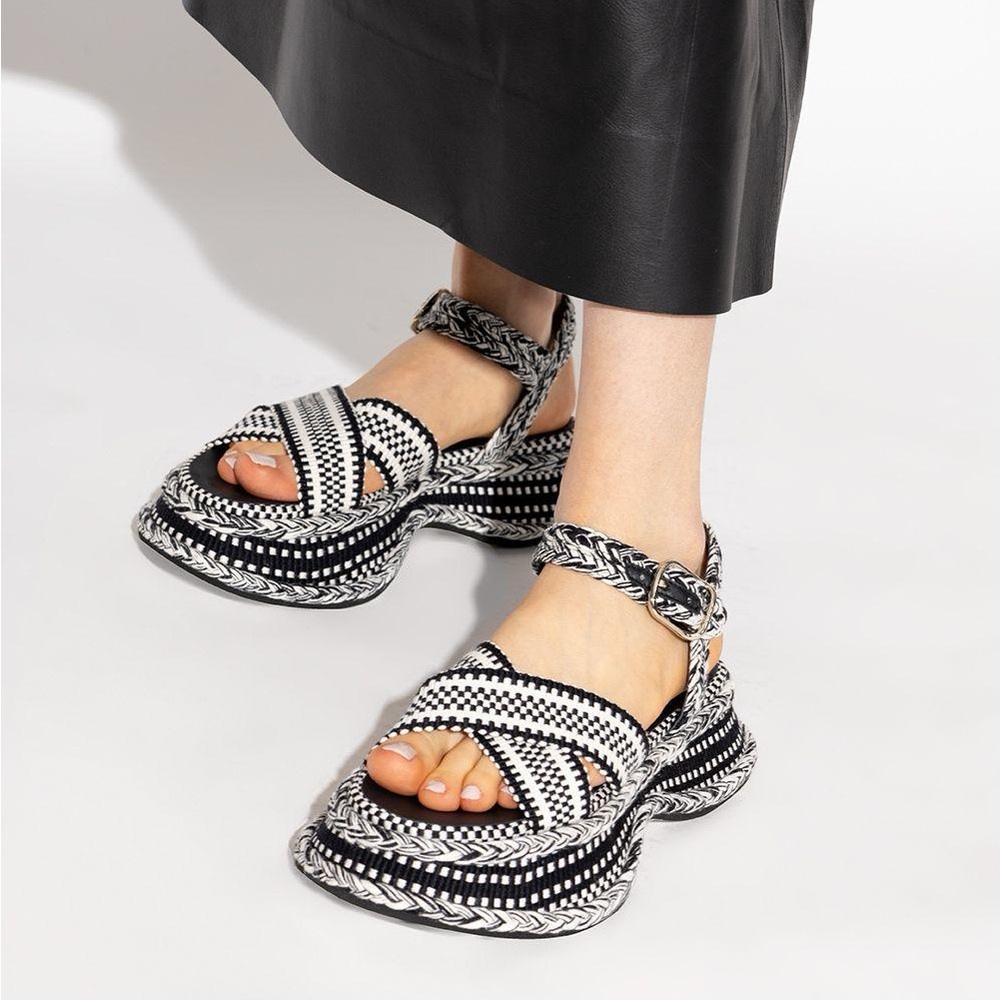 Chloe Meril Woven Sandals